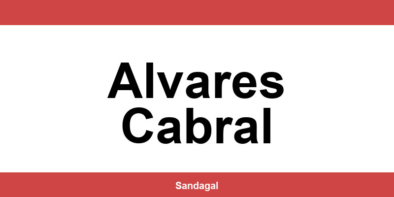 Balcões do banco Santander em Alvares Cabral