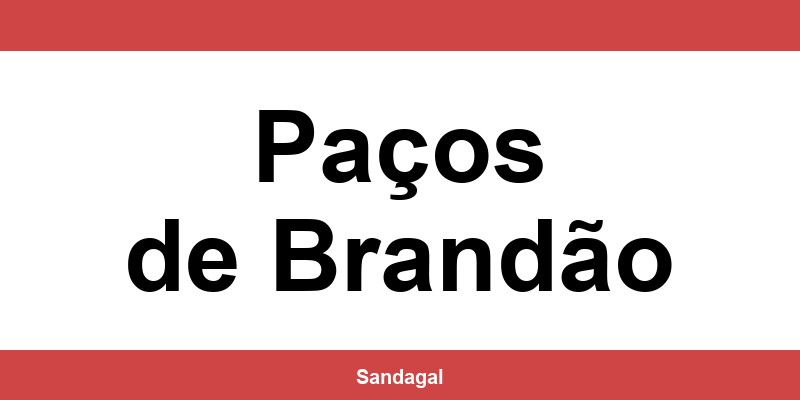 Balcões do banco Santander em Paços de Brandão