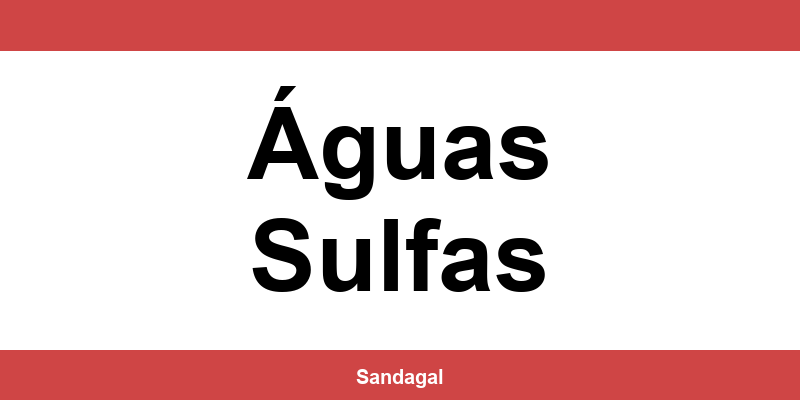 Balcões do banco Santander em Águas Sulfas