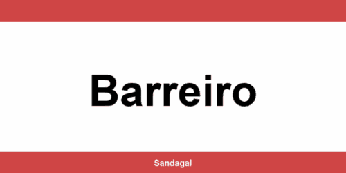 Balcões do banco Santander em Barreiro