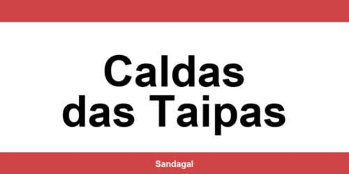 Balcões do banco Santander em Caldas das Taipas