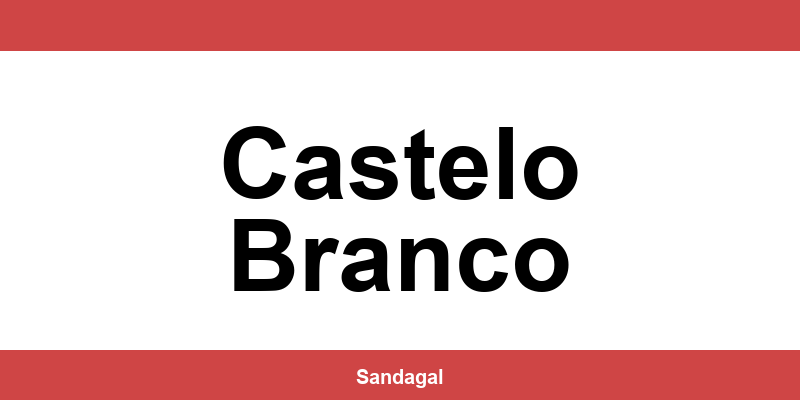 Balcões do banco Santander em Castelo Branco