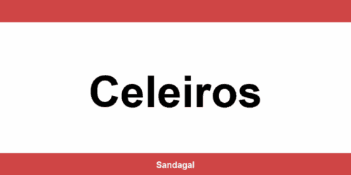 Balcões do banco Santander em Celeiros