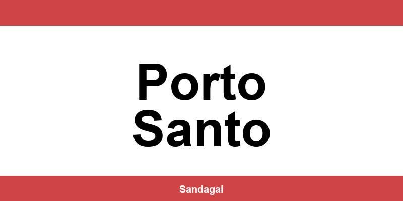Balcões do banco Santander em Porto Santo