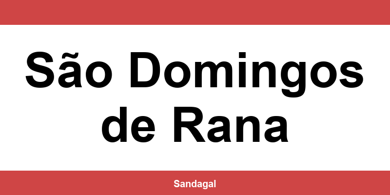 Balcões do banco Santander em São Domingos de Rana